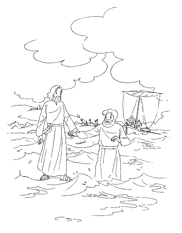 Plansa de colorat cu Biblia Ilustrata 120
